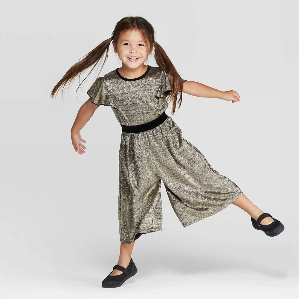 Art Class Toddler girl wide leg romper size 18 months - Picture 3 of 5